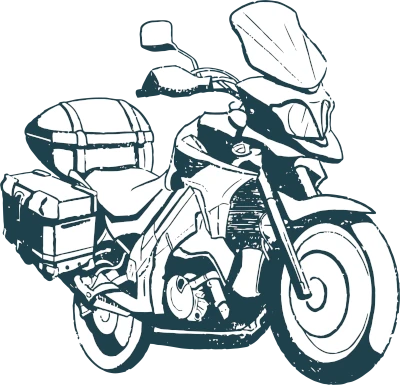 Around the world by motorbike